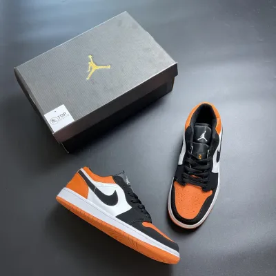 Giày Nike Air Jordan 1 Low 'Shattered Backboard' GiÀY jordan 1 cam đen thấp cổ