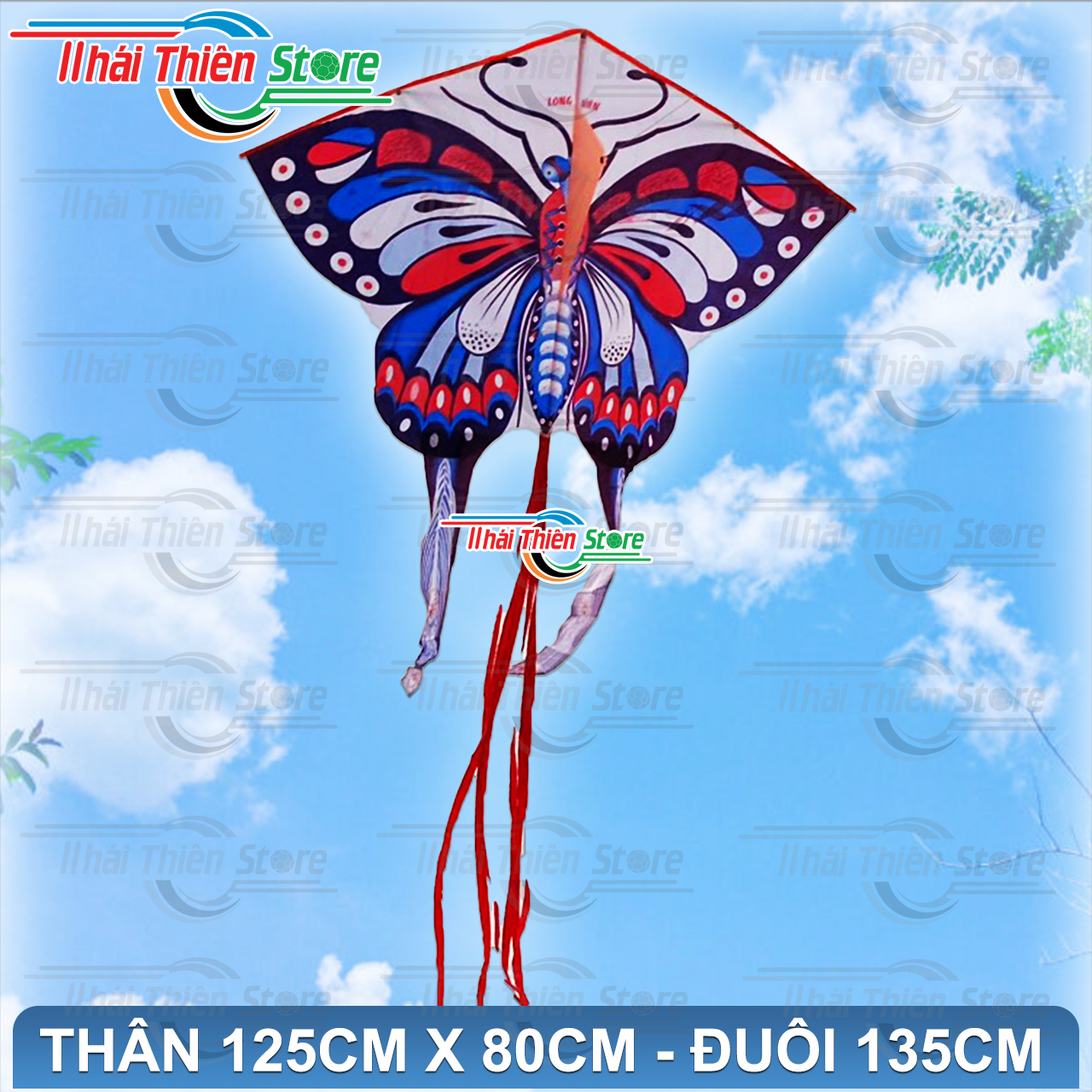 Diều Trẻ Em Hình Bướm Đại Long Vân