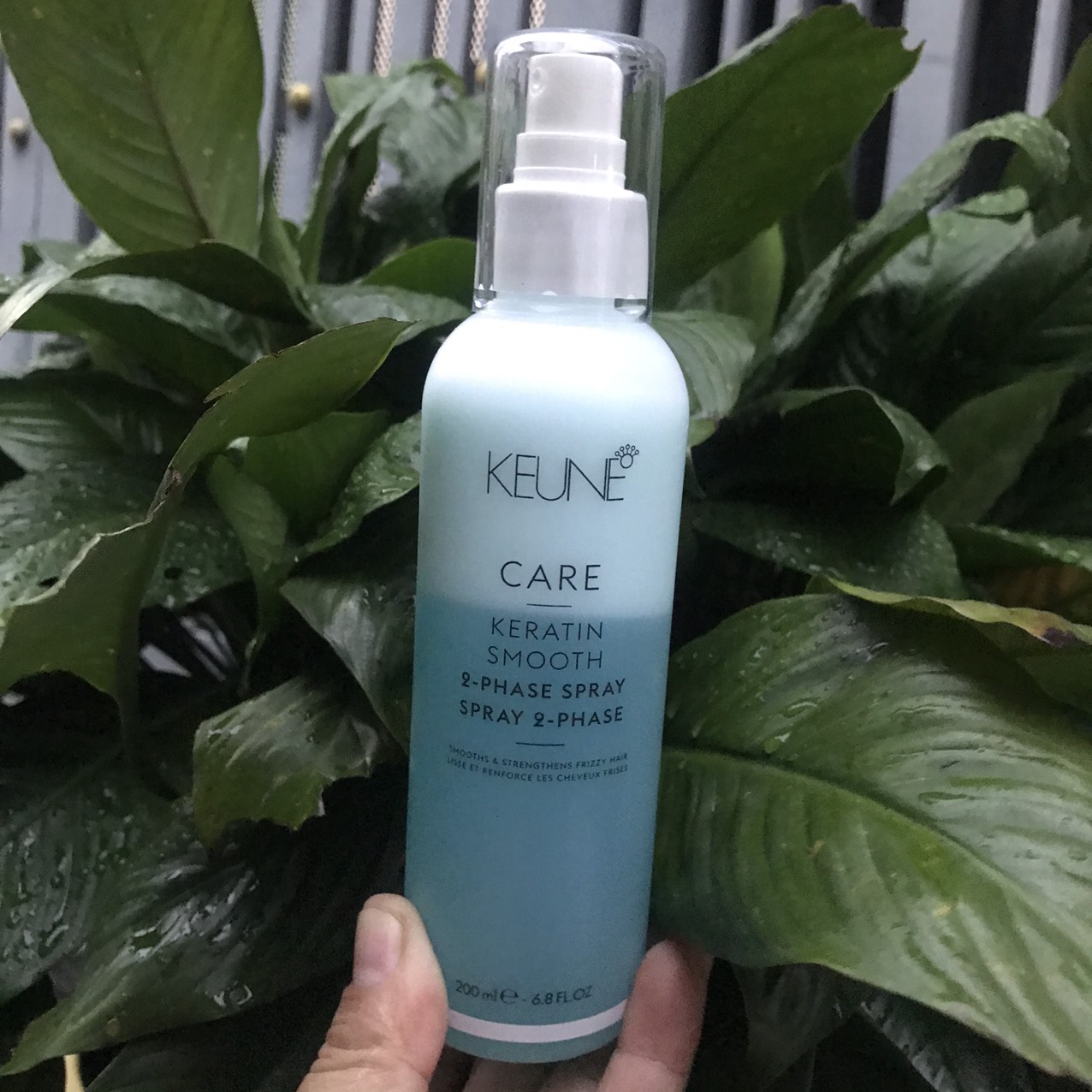 Xịt dưỡng làm mềm và bóng tóc Keune Keratin Smooth 2-Phase Spray 200ml