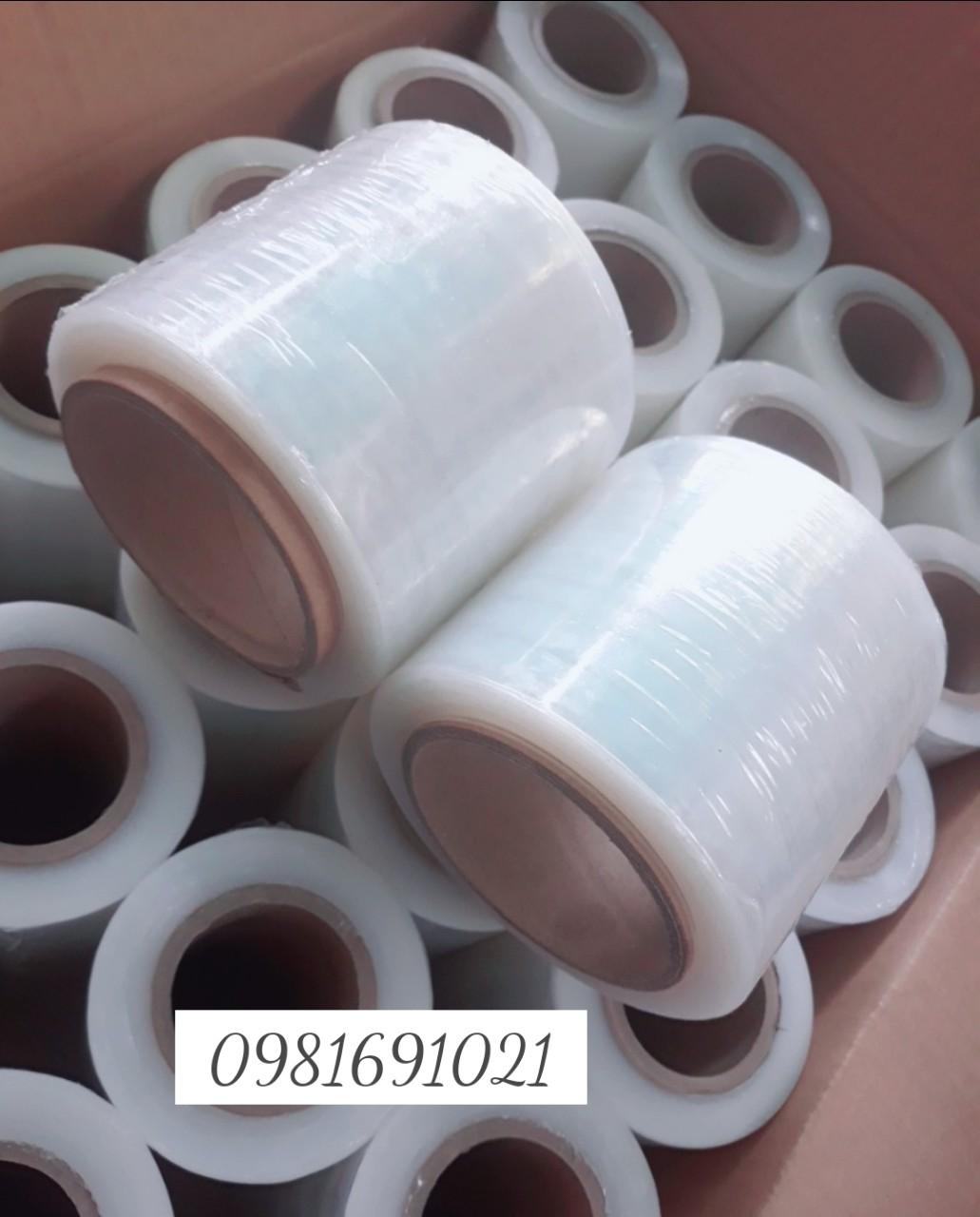 [HCM]Màng PE quấn hàng - 1 Tấc (cao 10cm)- Nặng 500gram