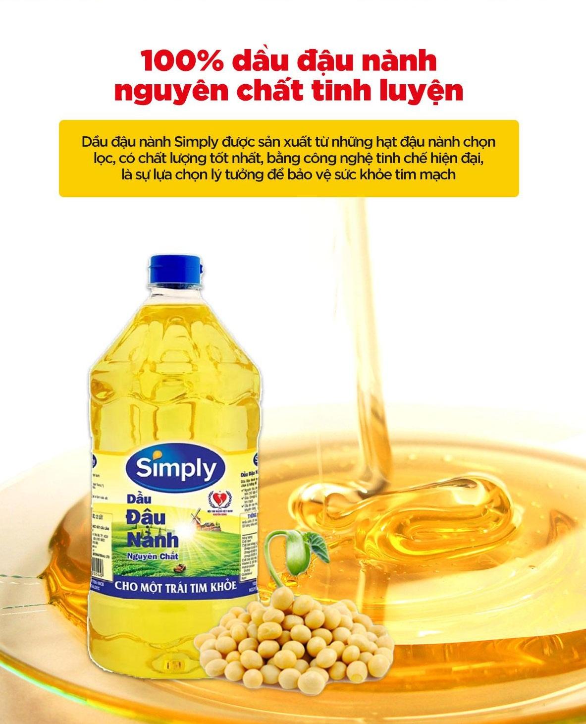 Dầu ăn đậu nành Simply 5L