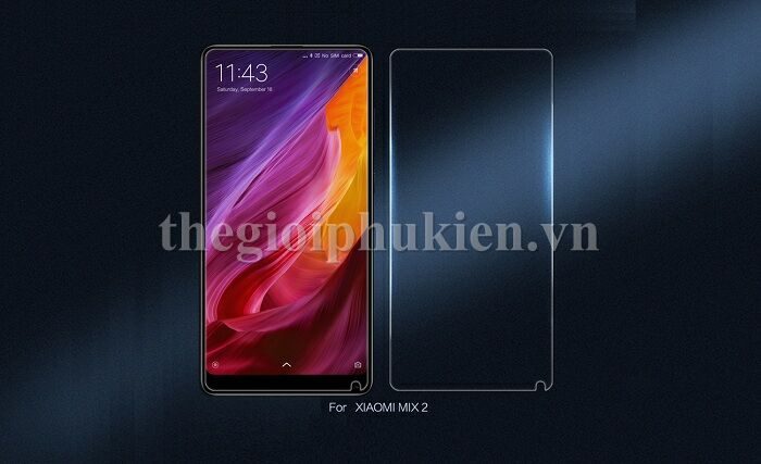 Tấm dán kính cường lực Xiaomi Mi Mix 2s hiệu Glass Pro