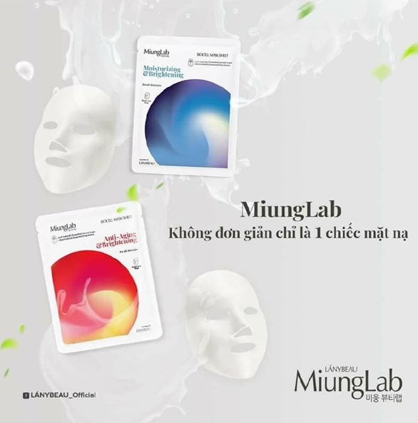 Mặt Nạ MIUNG LAB Tinh Chất Bơ&Lựu Phiên Bản Mới (Combo 2 miếng)