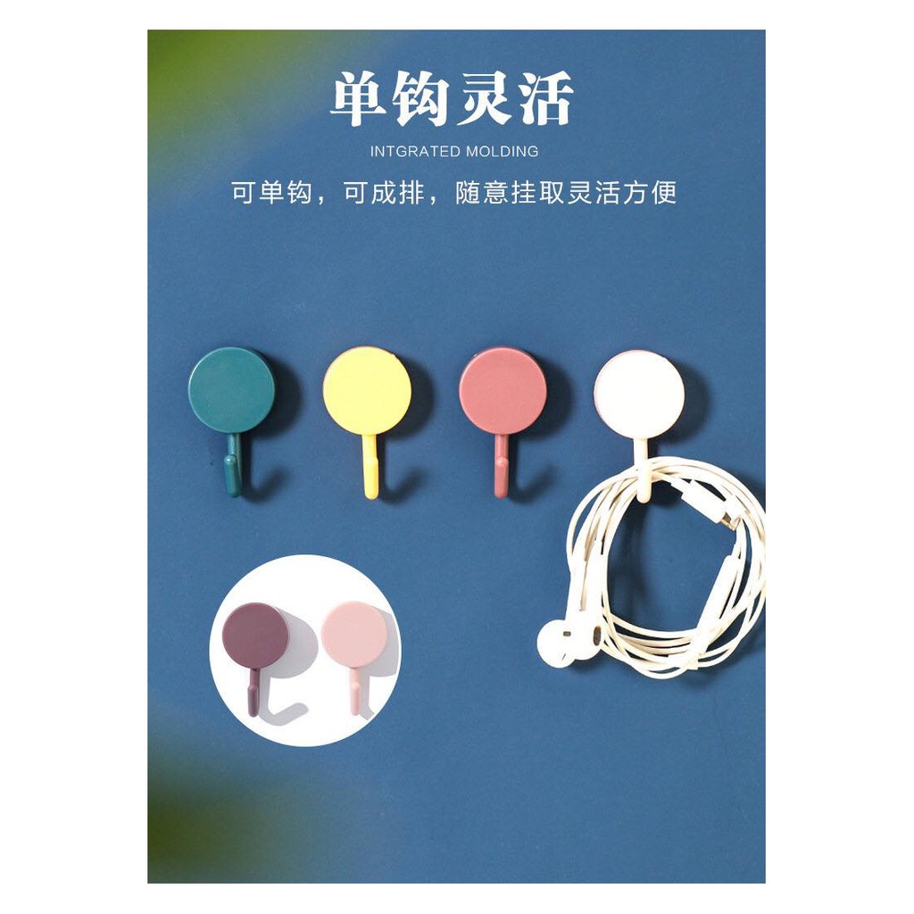 Combo 10 Móc dán tường vintage Móc dán decor