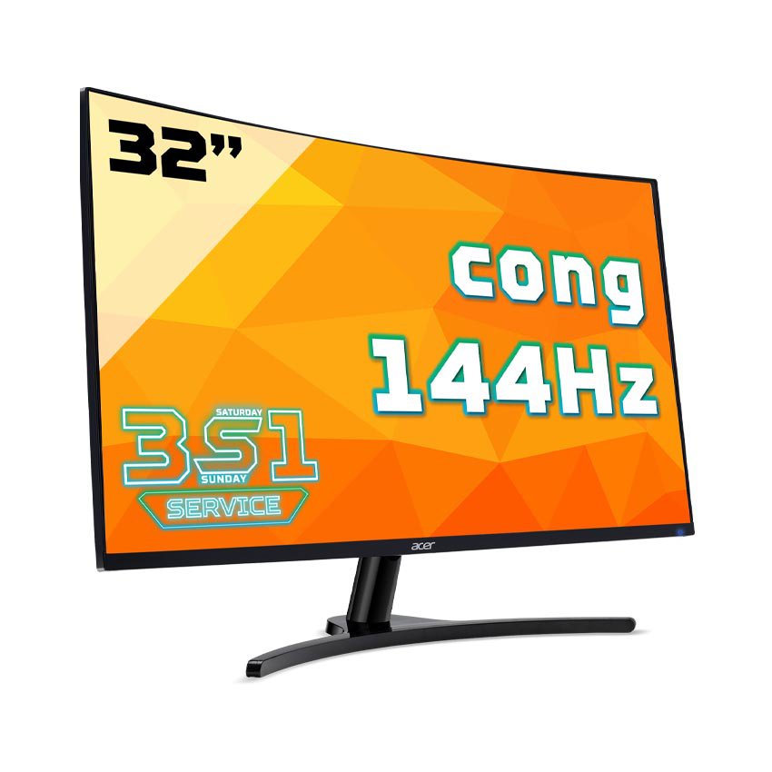 [Trả góp 0%]Màn hình Acer ED322QRP (32 inch/FHD/VA/144Hz/4ms/Free Sync)