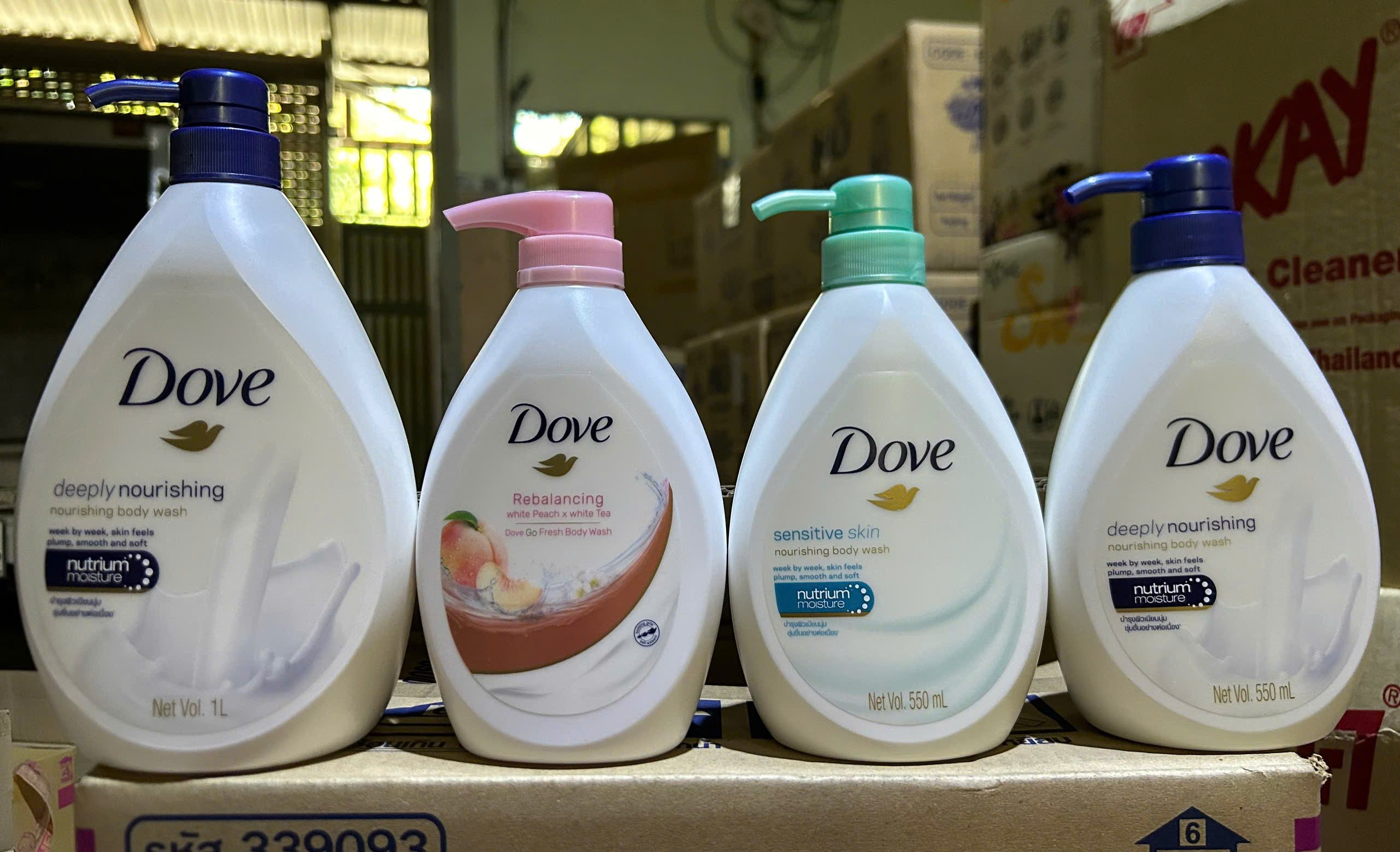 Sữa tắm DOVE chai 550 ml /1000ml - Thái Lan