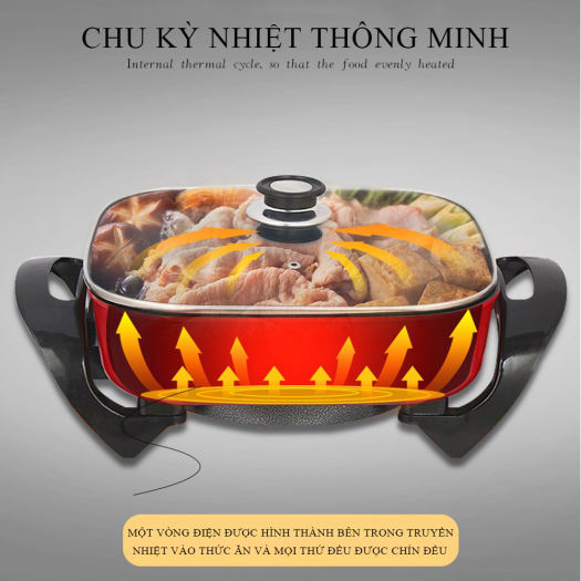 Chảo lẩu điện đa năng 5L COMET - CM7736