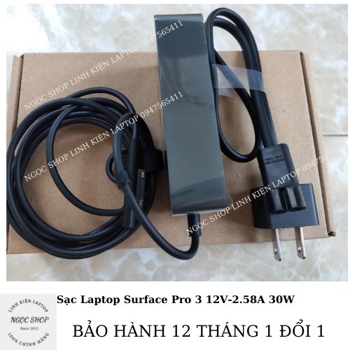 Sạc Surface Pro 3 15V-2.58A 44W Microsoft Surface Pro 3/ Surface Pro 4
