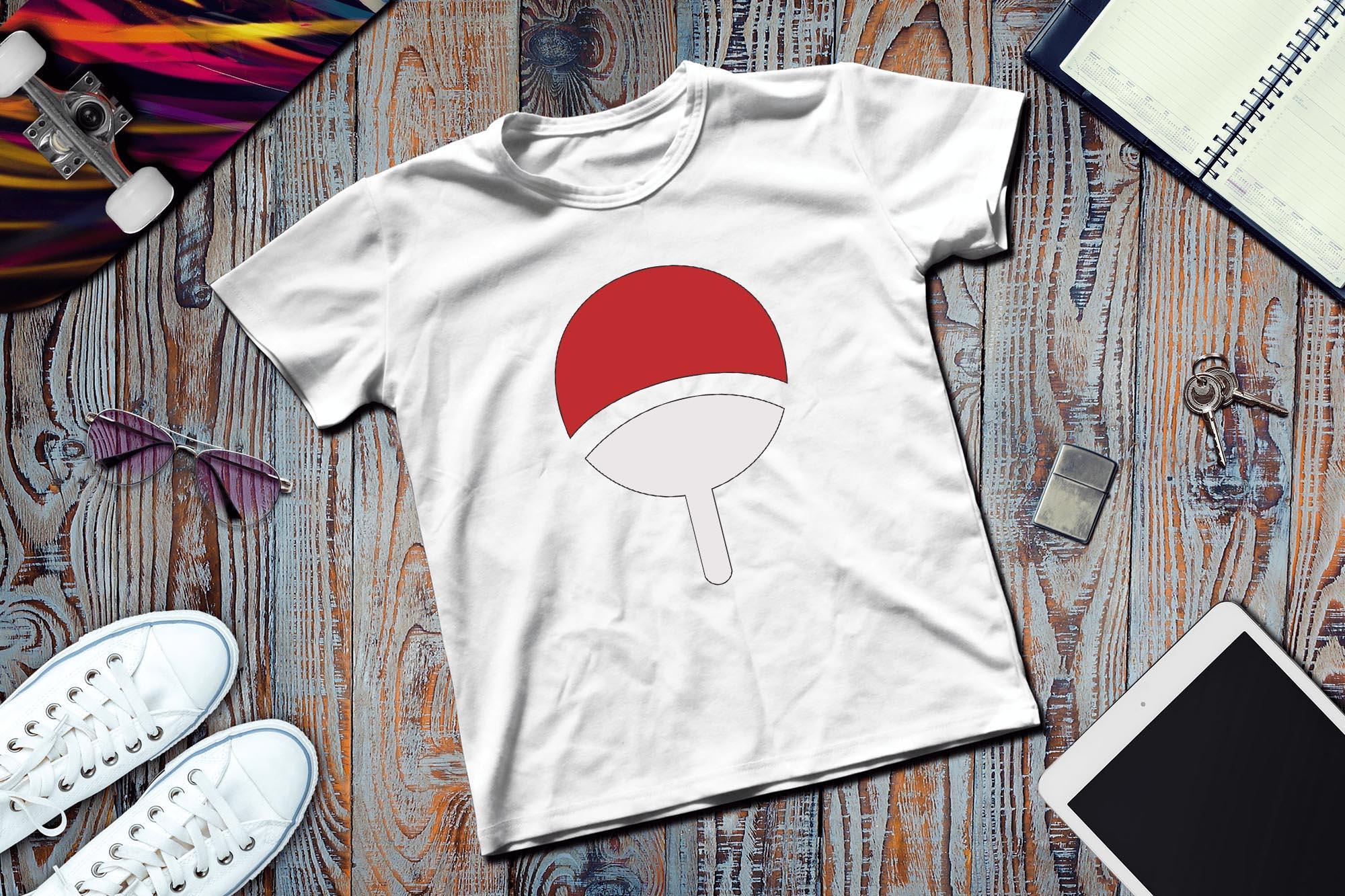 Áo thun giá rẻ in hình biểu tượng tộc Uchiha