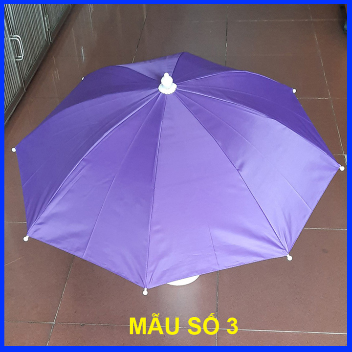 Ô Dù Đội Đầu Câu Cá, Du Lịch, Chụp Ảnh - Dù Nón Đội Đầu Cao Cấp