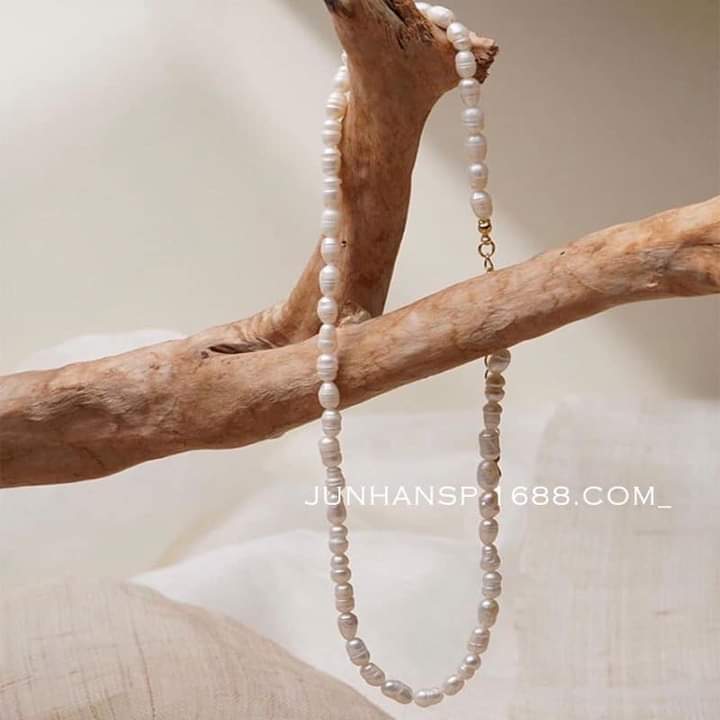 Chuỗi Đeo Cổ Gạo 6ly - Ngọc Trai Trường Thịnh