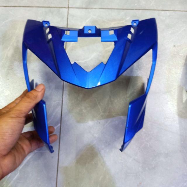Ốp đầu suzuki satria fi/ raider fi xanh gp