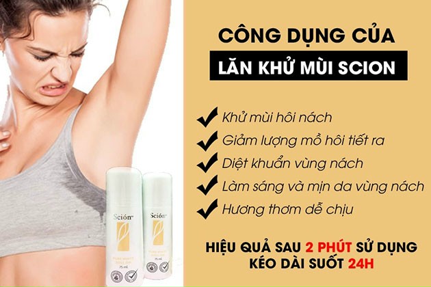 Lăn Khử Mùi Scion Pure White Roll On