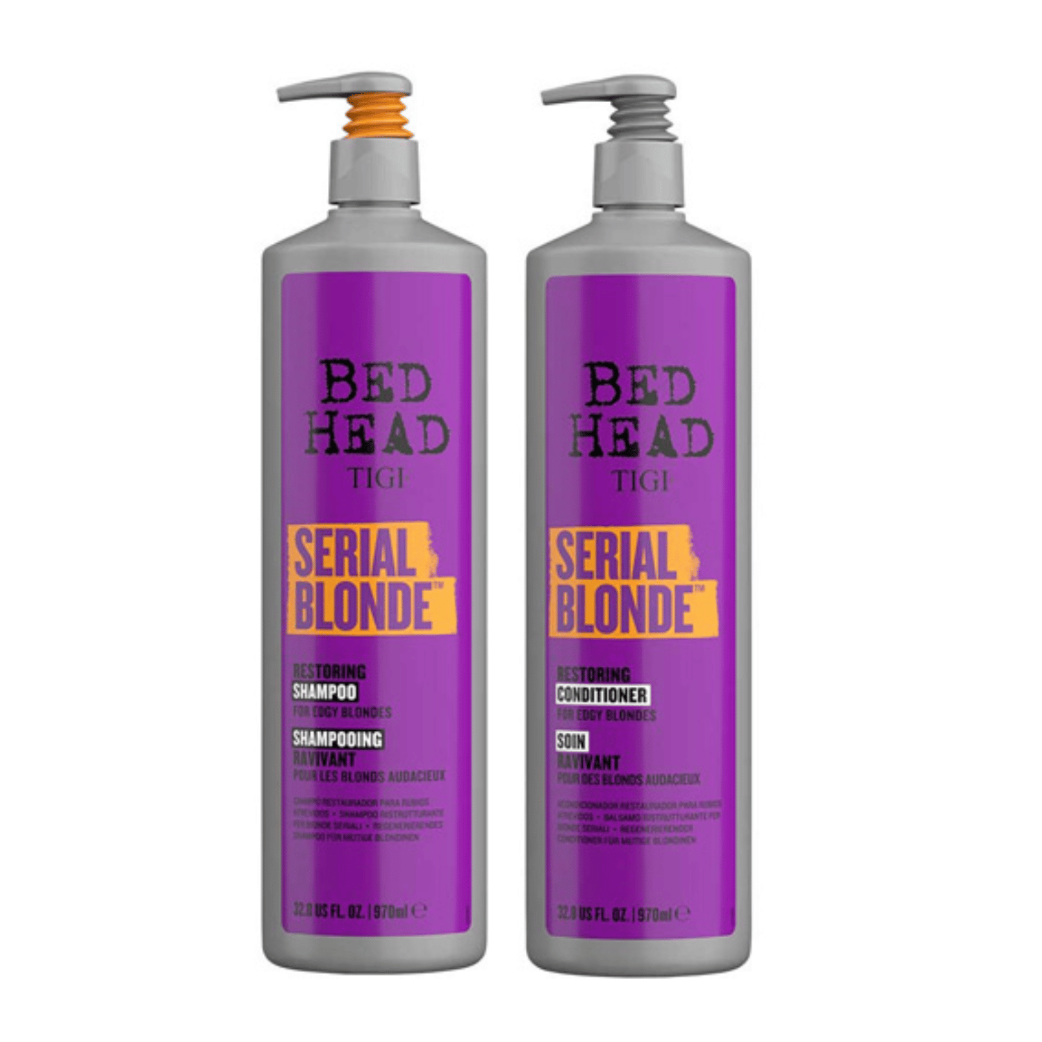 Combo dầu gội xả phục hồi hư tổn tigi bed head - 970ml