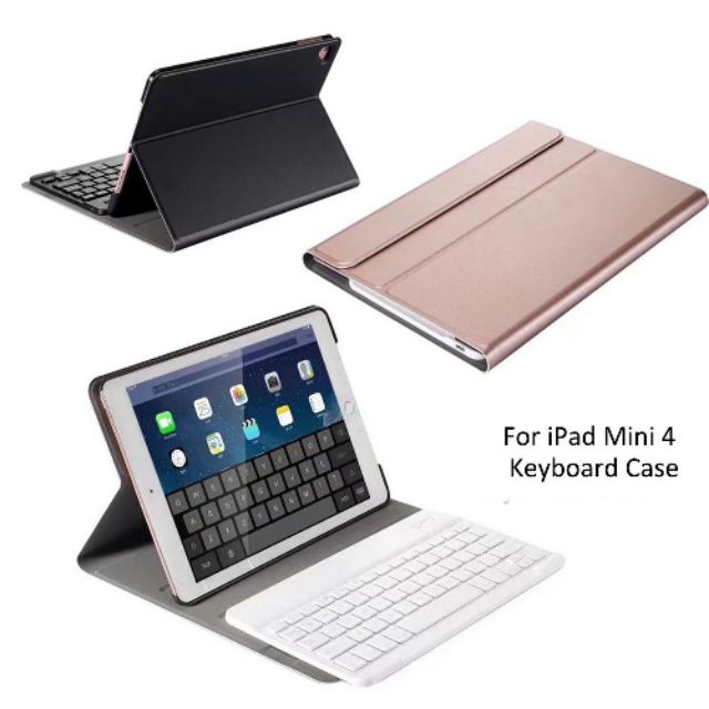 Bao Da Kiêm Bàn Phím Bluetooth Không Dây Hiệu Keyboard Case Cho Ipad Mini 4 / Mini 5