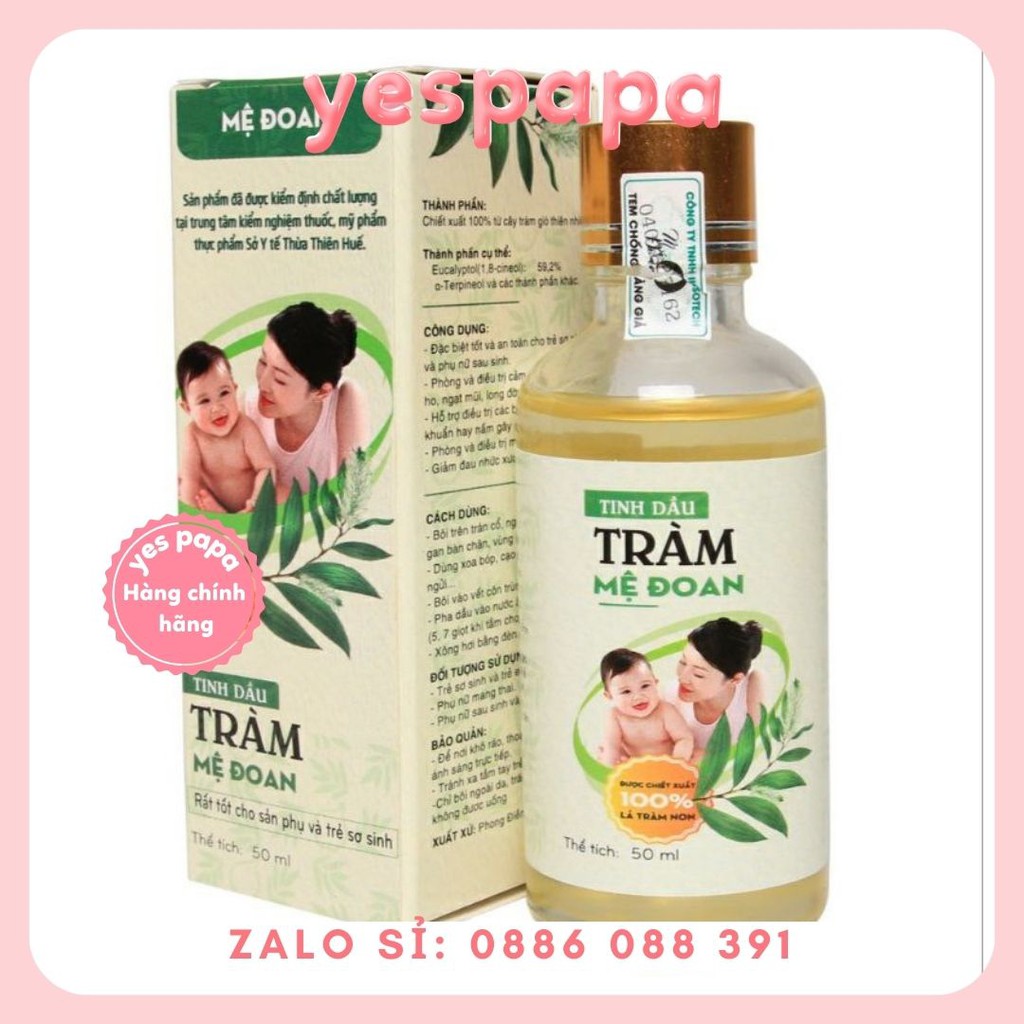 Tinh dầu tràm Mệ Đoan 50ml nguyên chất
