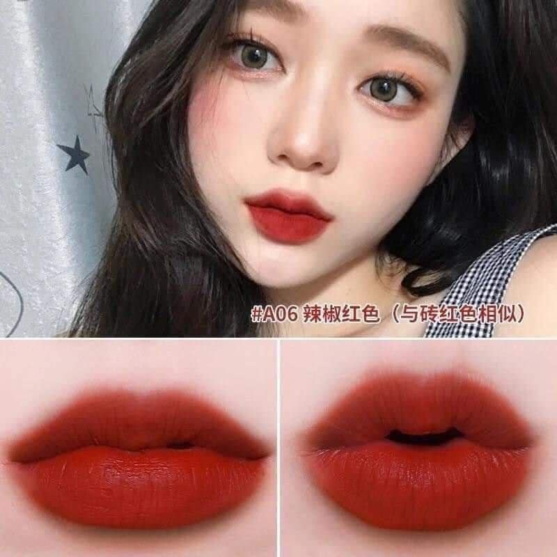 SON KEM BLACK ROUGE A06 ĐỎ GẠCH