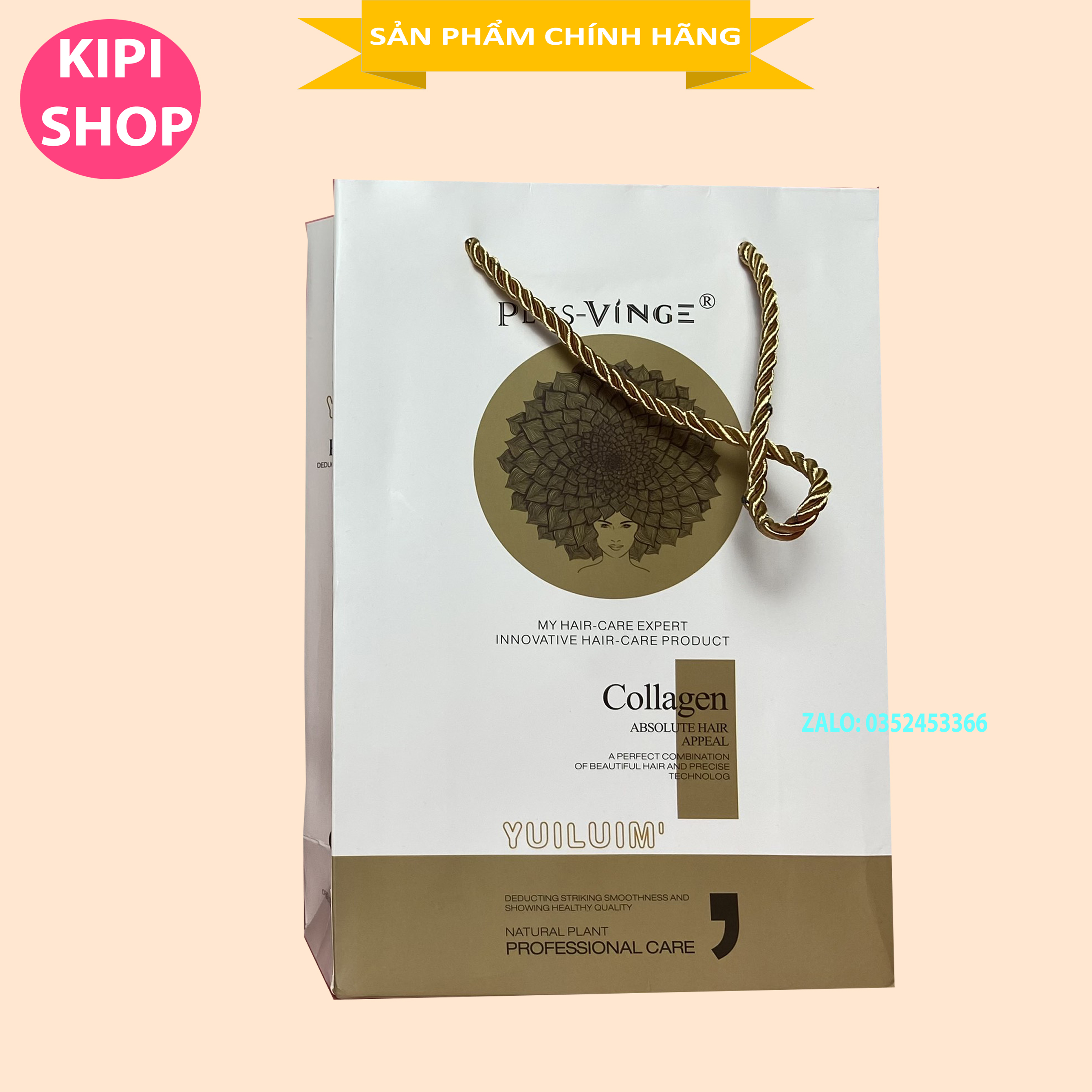 [CÓ TEM HÀNG CHÍNH HÃNG] Bộ dầu gội + Dầu xã COLLAGEN VINGE 1000ML