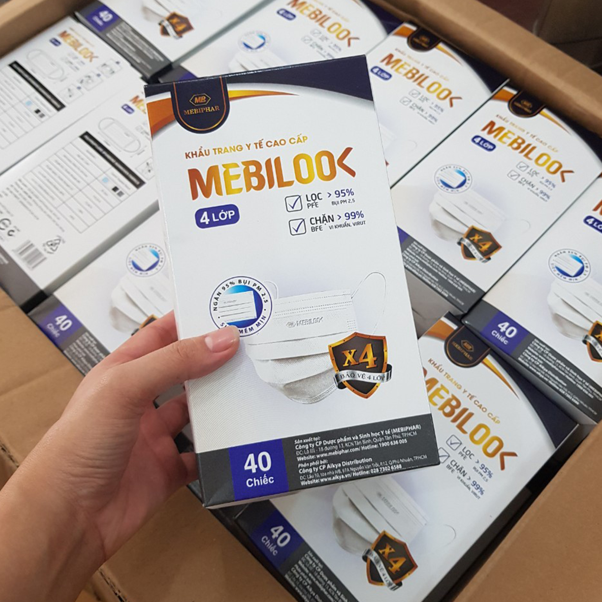 [HCM] Khẩu trang y tế Mebiphar