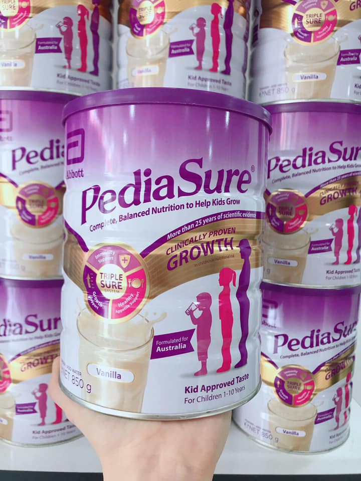 sữa Pediasure nắp tím nhập khẩu từ Úc