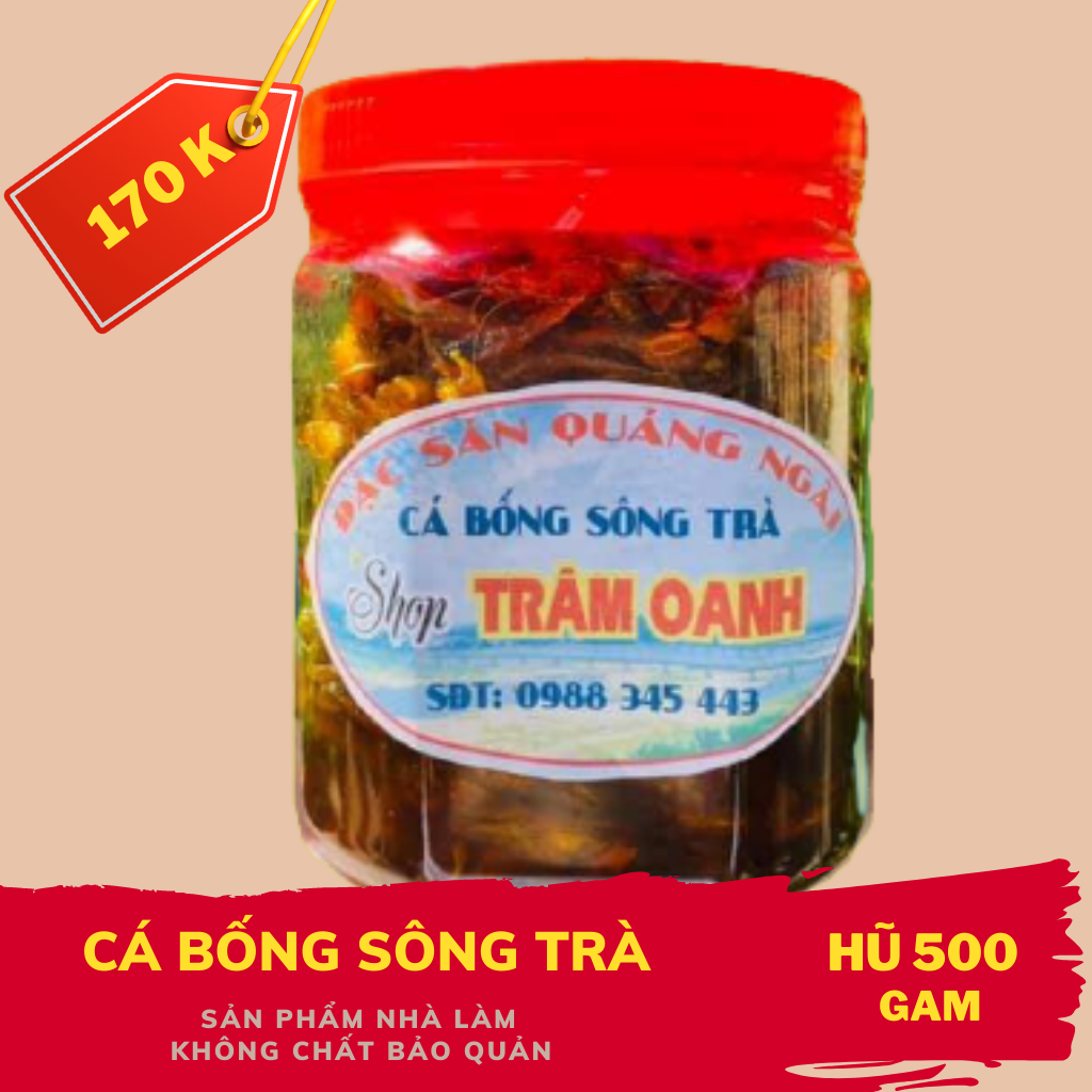 Cá Bống Sông Trà  500gr Trâm Oanh