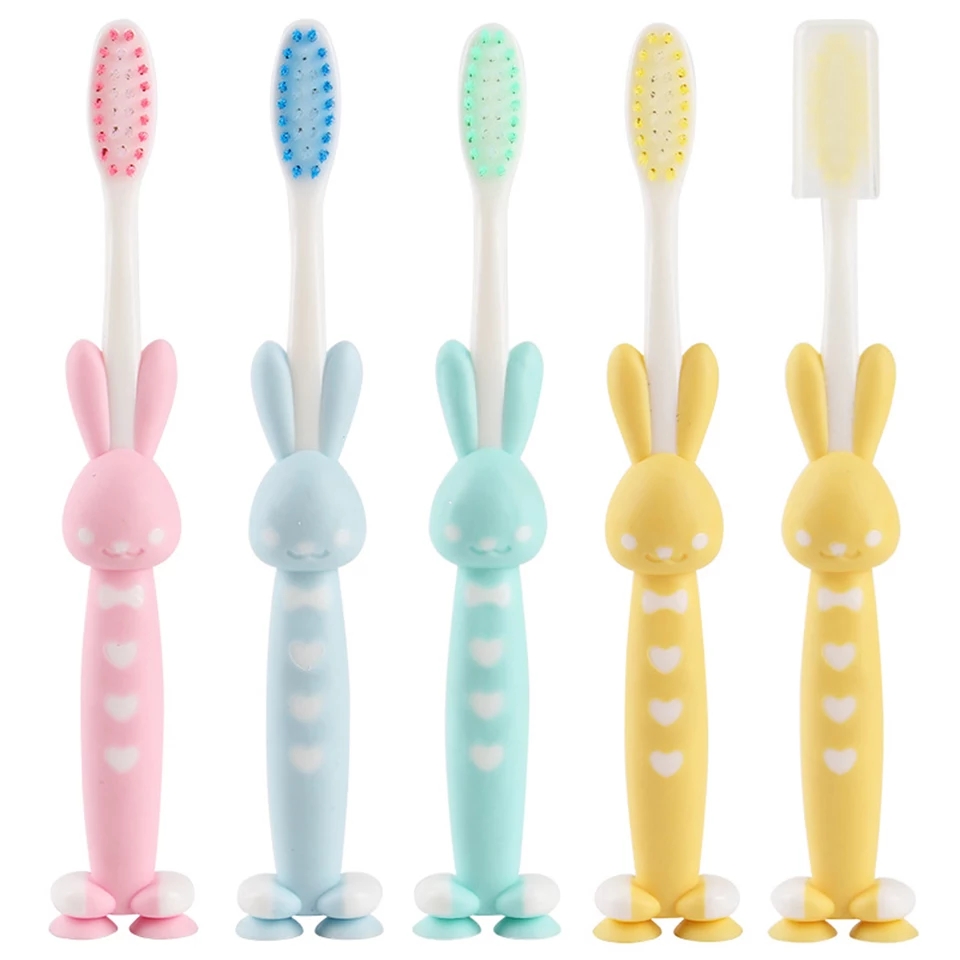 Set 4 Bàn chải đánh răng TRẺ EM hình THỎ - hình GẤU