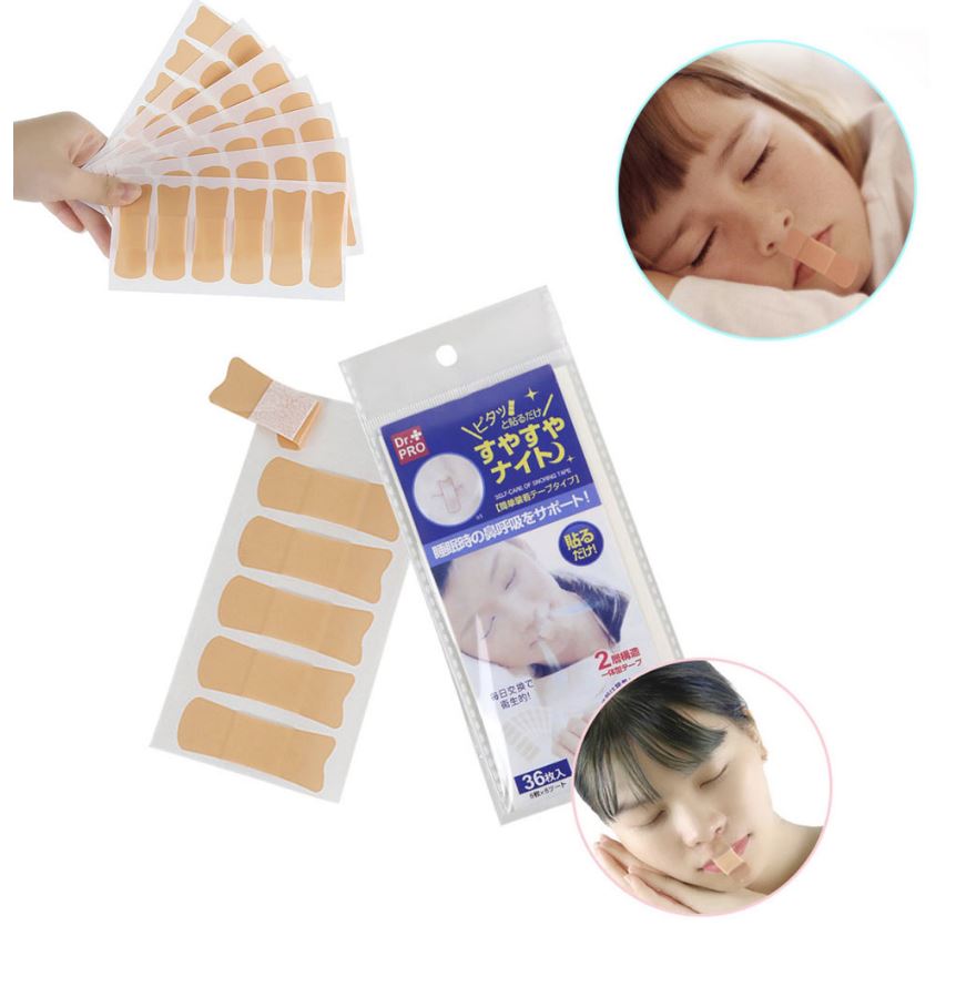 [HCM]Miếng dán chống ngáy ngủ Nhật Bản set 36 miếng