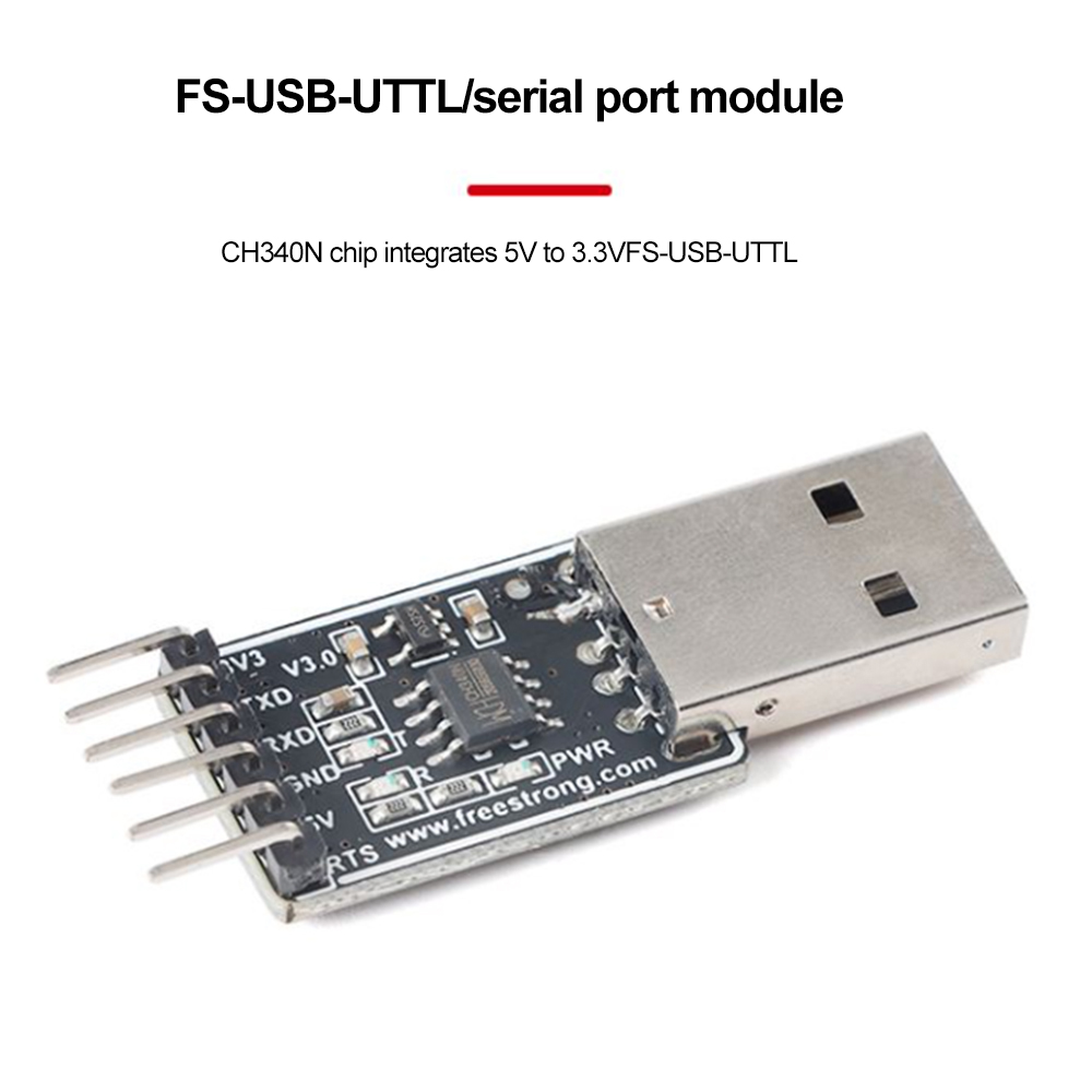 Aideepen USB to Serial USB to TTL CH340 Module with STC Microcontroller Download Adapter