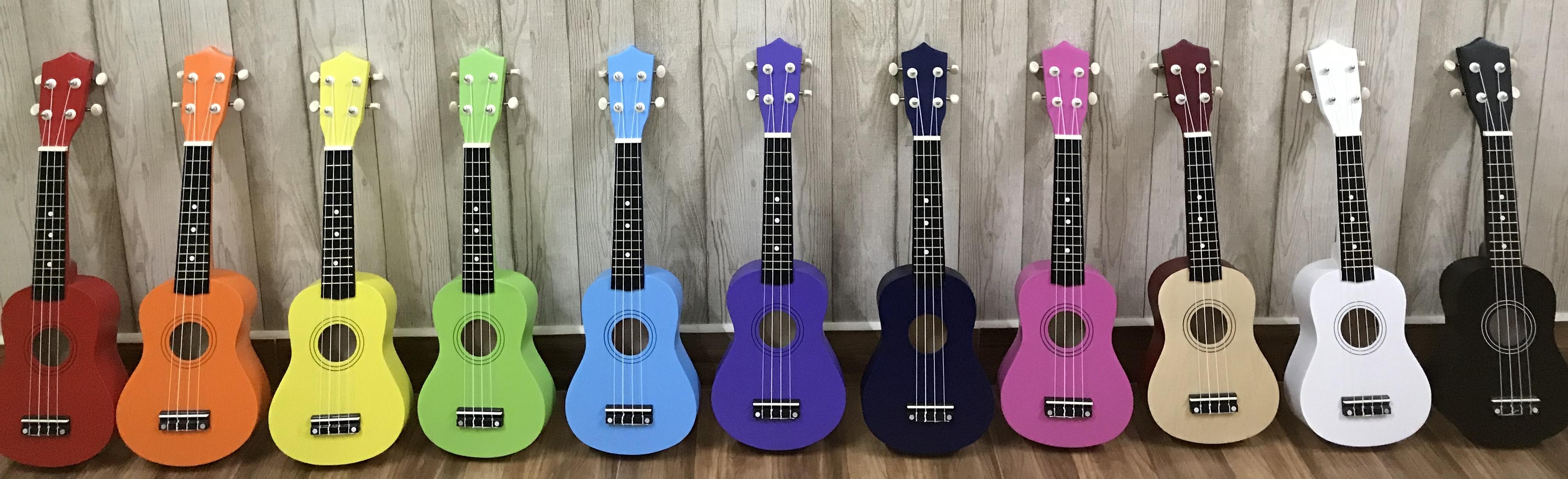 Ukulele soprano xanh dương size 21 inch