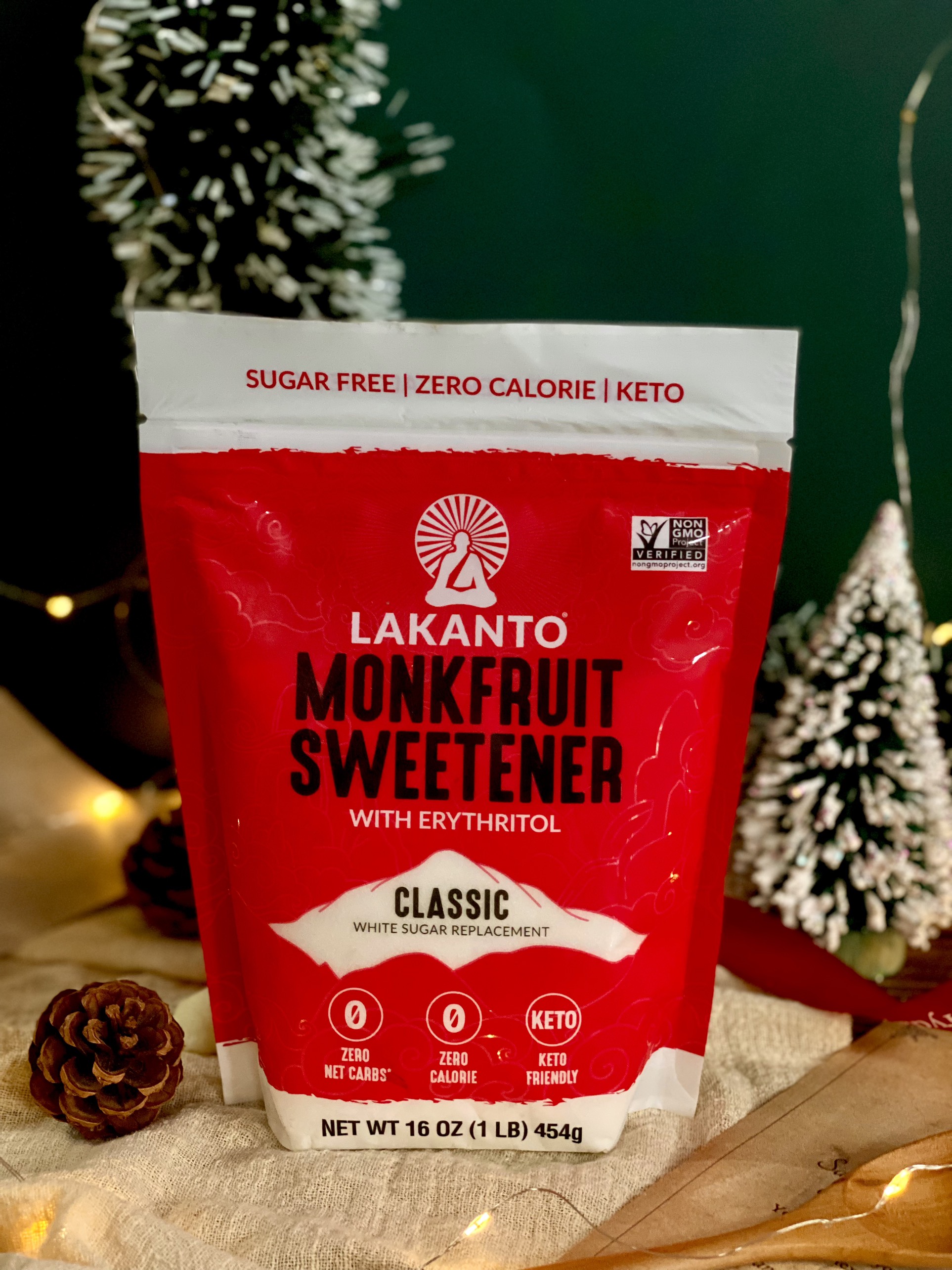 Đường ăn kiêng La Hán Quả Trắng Lakanto monfruit (tiểu đường, keto, ăn kiêng, gymer)