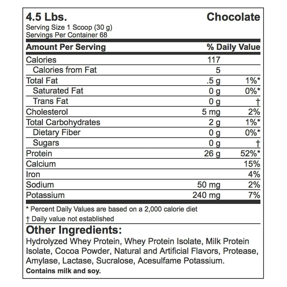 Hydrolyzed Whey Protein Cao Cấp Nutrabolics Hydropure 4.5Lbs