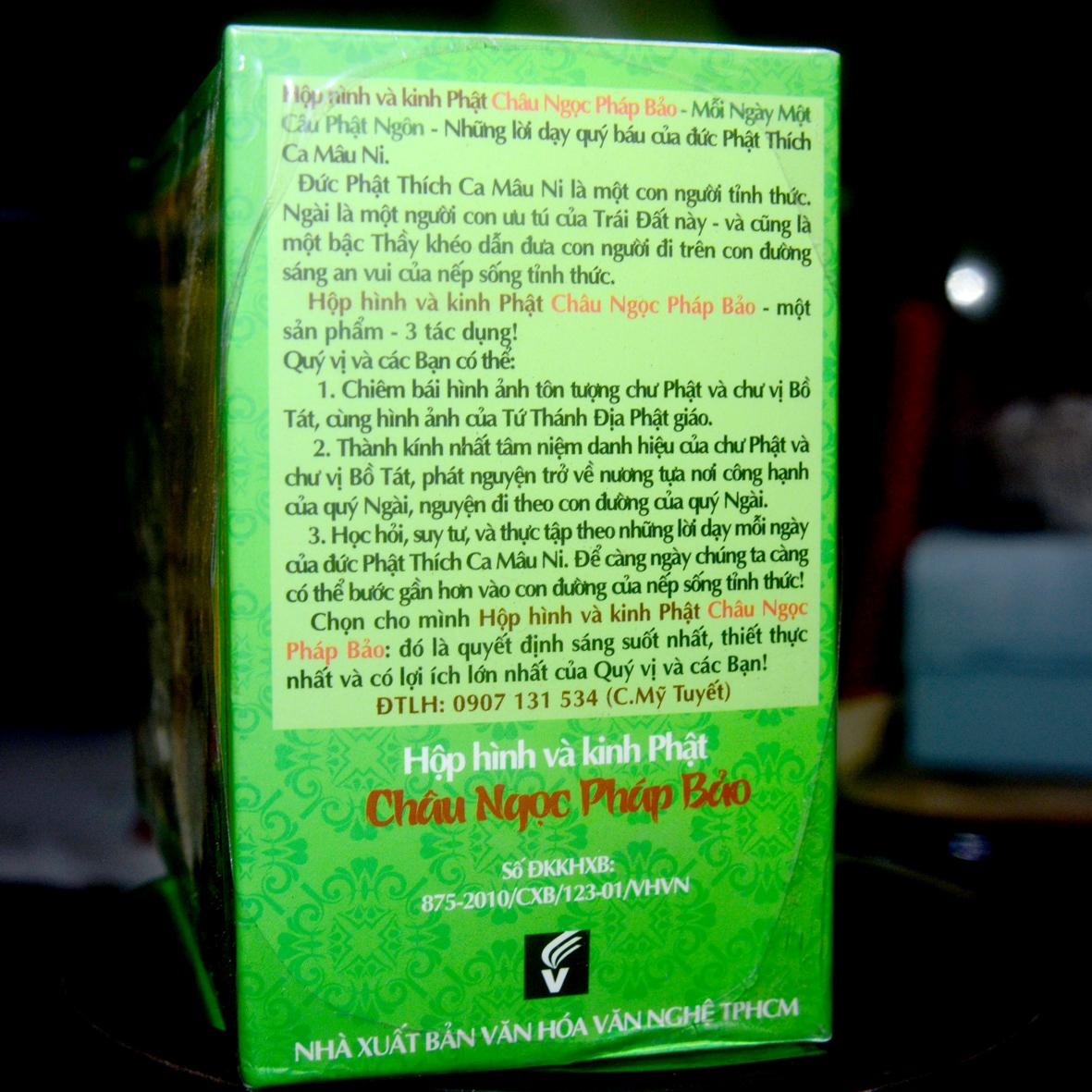[HCM]Hộp Châu Ngọc Pháp Bảo-365 Câu Pháp Cú