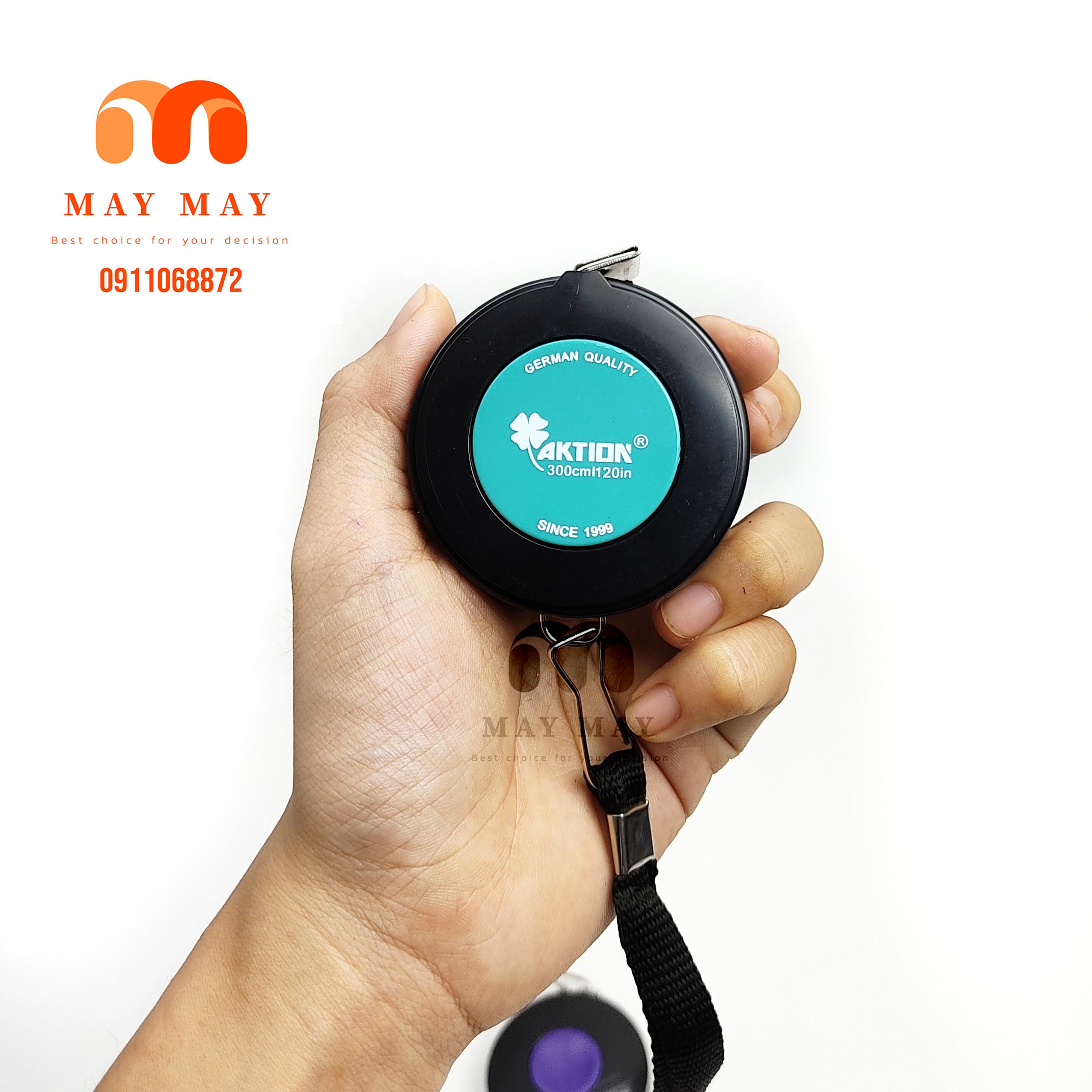 Thước dây cuộn rút AKTION dài 3 mét