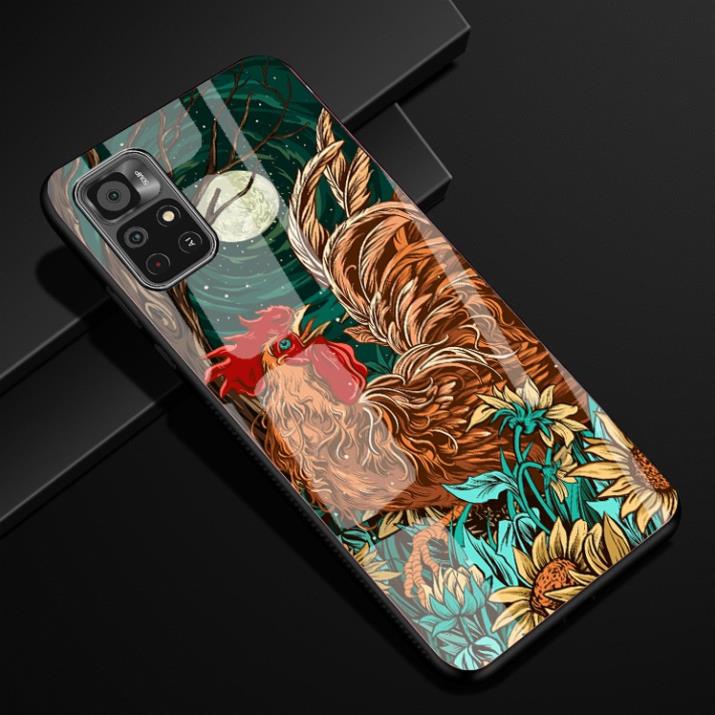 Ốp hình mặt lưng ép kính dẻo cho Xiaomi Redmi Note 11 / Note 11S 4G/ Note 11 pro 5G  chống bể, bóng bẩy, sắc nét