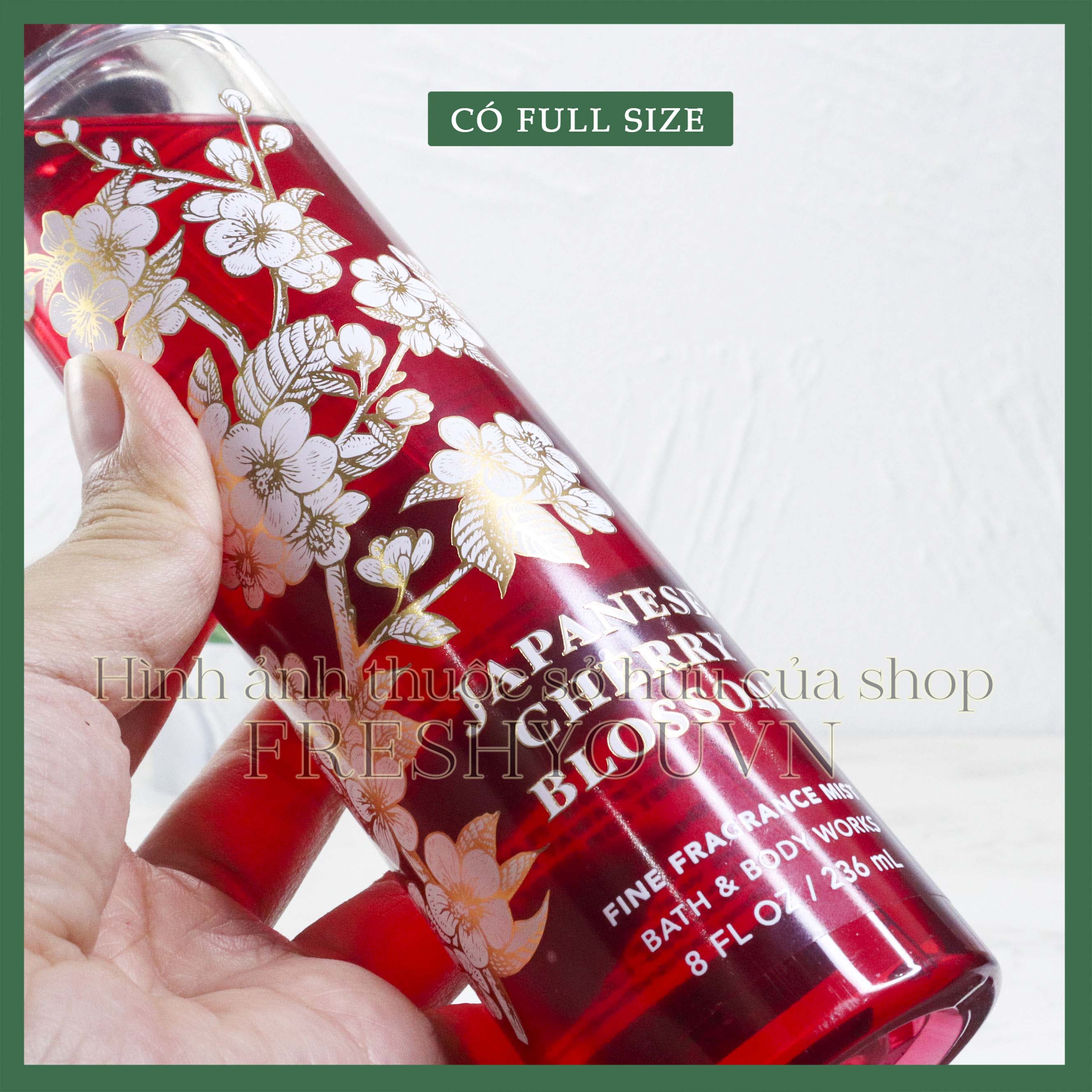 Japanese Cherry Blossom - 10ml & 30ml Xịt Thơm Toàn Thân Body Mist Bath & Body Works - Hoa