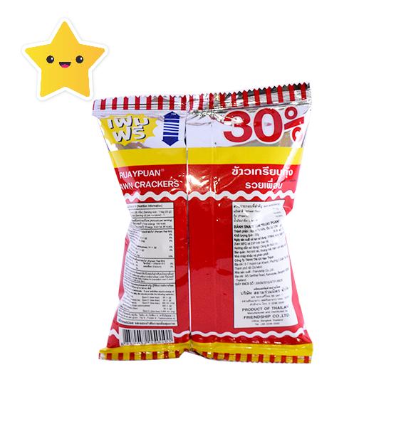 Lốc 12 gói Snack tôm RuayPuan Thái lan