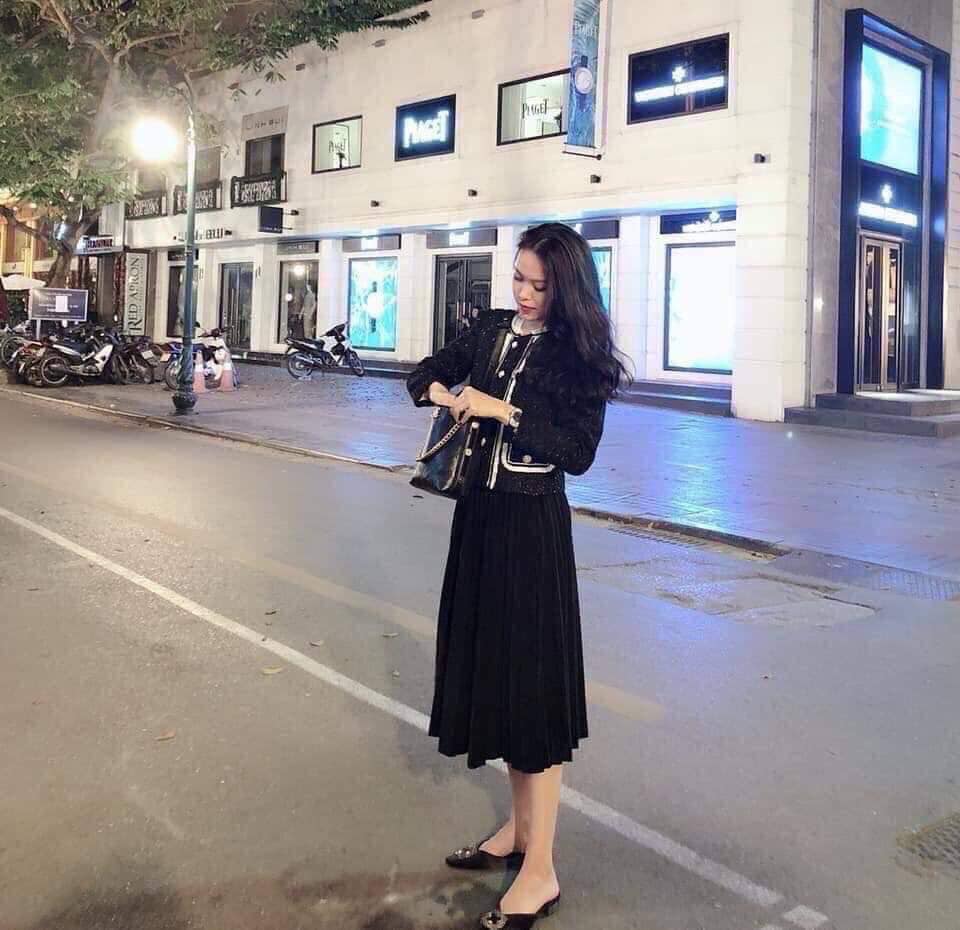 (ẢNH THẬT) CHÂN VÁY XẾP LY DÁNG DÀI, MINHQUANG 2017