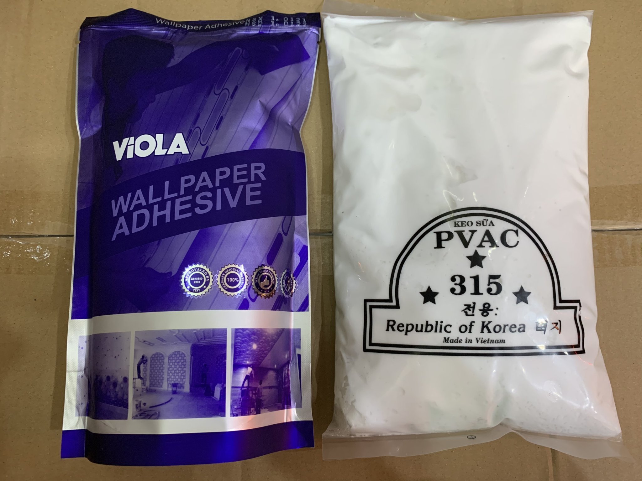 Keo sữa Hàn Quốc PVAC 315 (thi công giấy dán tường )
