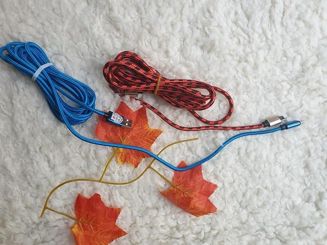[HCM]cáp sạc micro 3m dây dù-VI TINH CHAN HUNG