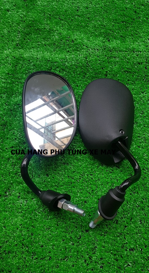 Gương chiếu hậu wave chân cong chân kính 10 li - 1 cặp - hàng chất lượng - shop uy tính