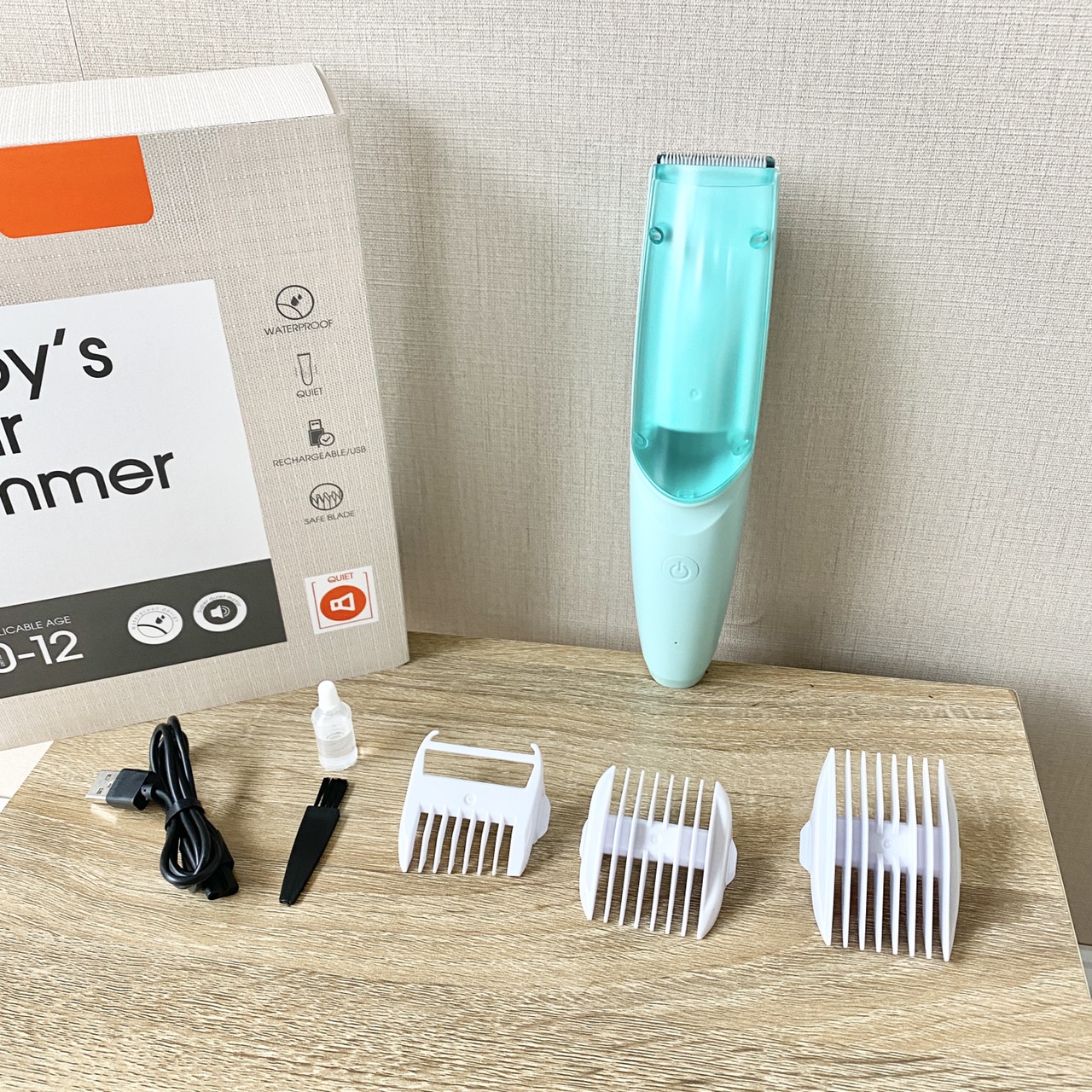 TÔNG ĐƠ CẮT TÓC BABY'S HAIR TRIMMER CHO BÉ (có hút tóc)
