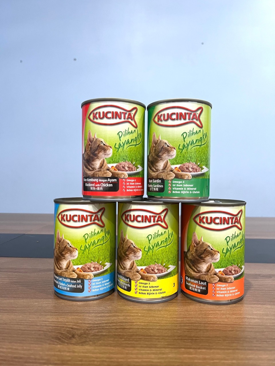 [Freeship] Pate lon KUCINTA 400g thịt cá thật siêu rẻ, thức ăn cho mèo mọi lứa tuổi
