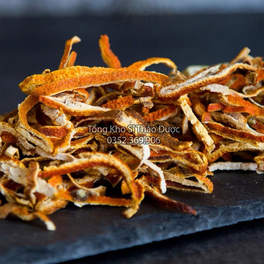 Tran Bi 100g, Dried Tangerine Peel, Fragrant, Beautiful - Wholesale Herbal Warehouse