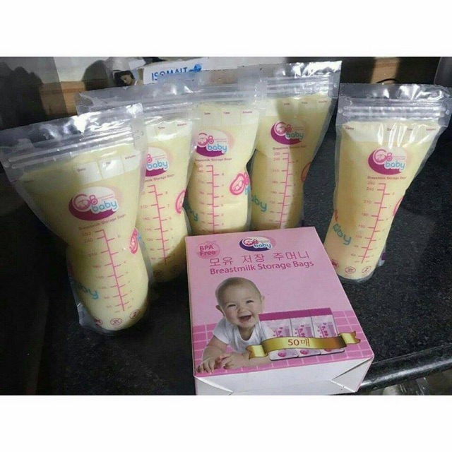 combo 100 túi trữ sữa GB baby