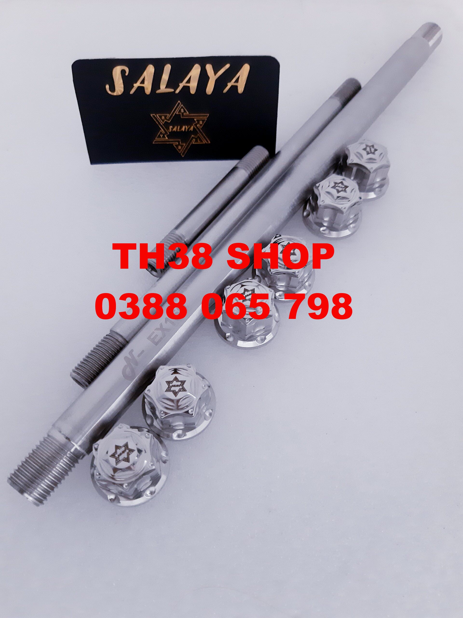 combo bộ ba trục cốt ex 150/155 salaya [cặp cốt bánh và cốt phuộc tán bít]