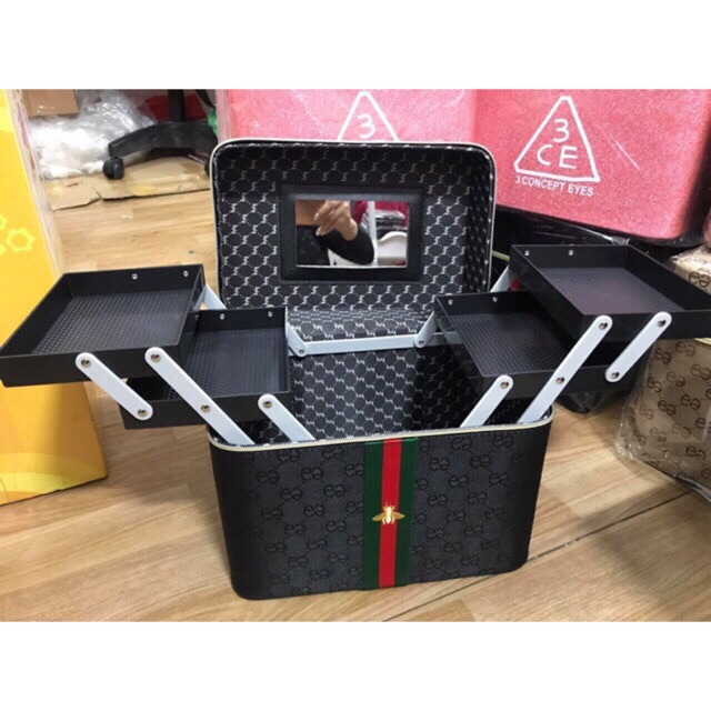 Cốp Đựng Đồ Trang Điểm 4 Tầng Cực Hót