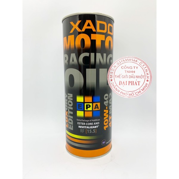 Nhớt Xado Racing 10W40- Nhớt xe số, xe côn tay cao cấp