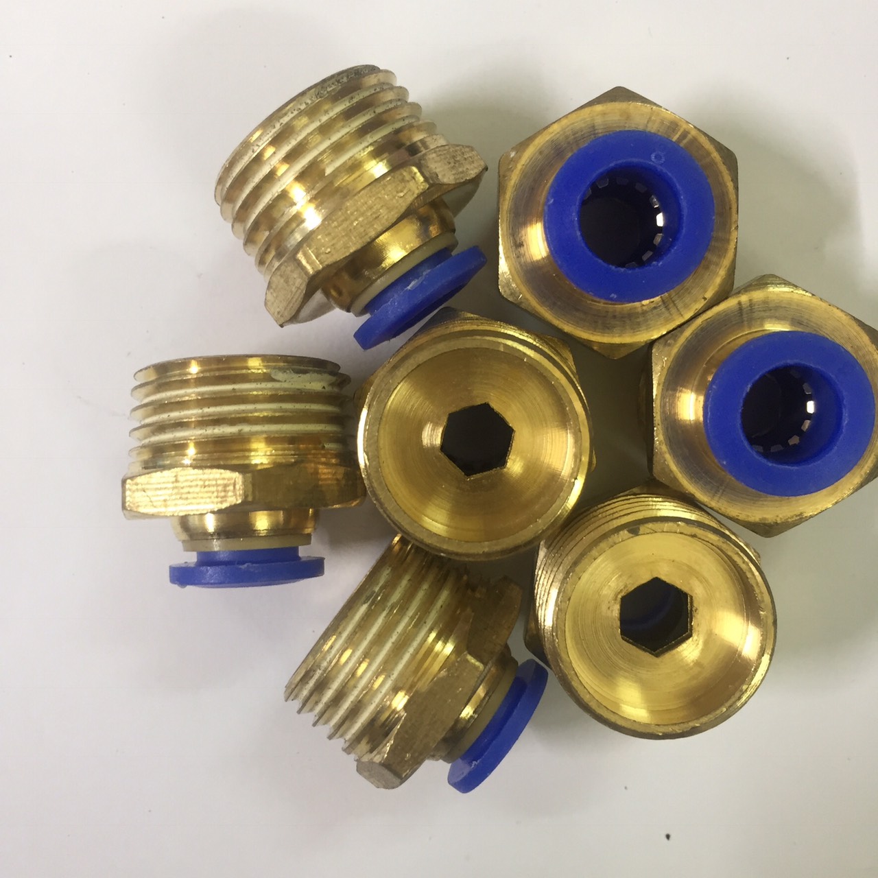 COMBO PHỤ KIỆN ỐNG NƯỚC T- CO - ĐẾ - NỐI - BIẾN (8 LI)