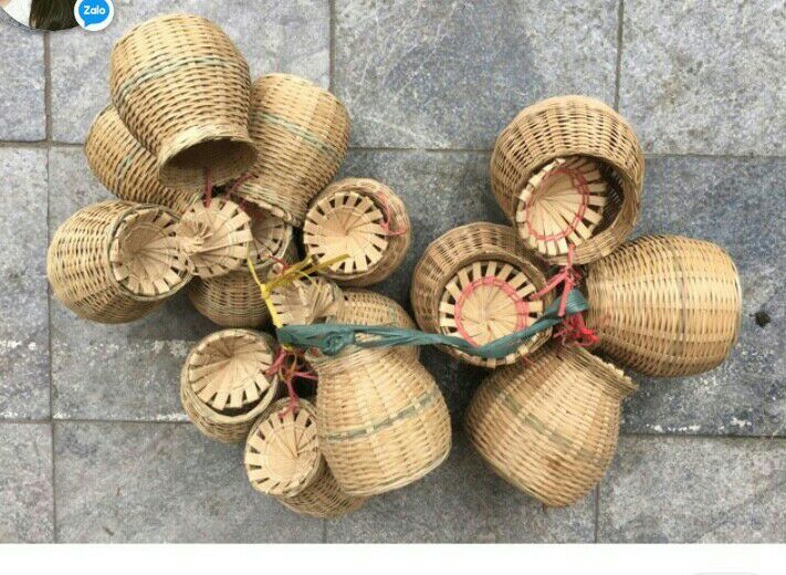 Giỏ cắm hoa giỏ trang trí 12*14cm