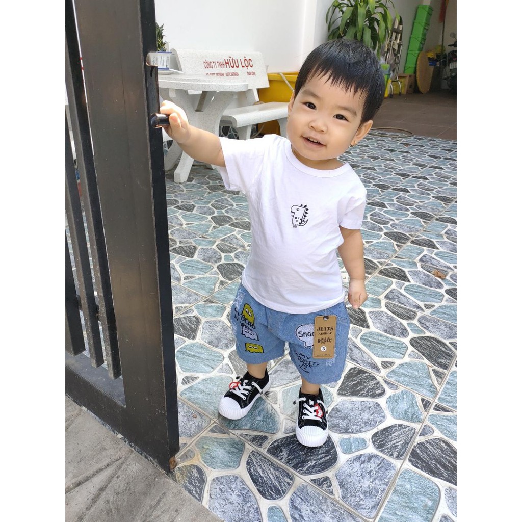 Quần bò ĐÙI Snack cho bé 10-21kg
